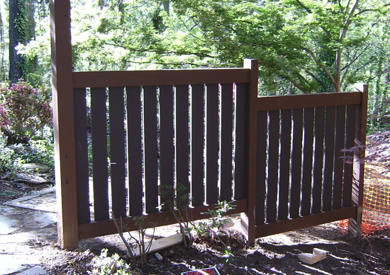 fence sections design